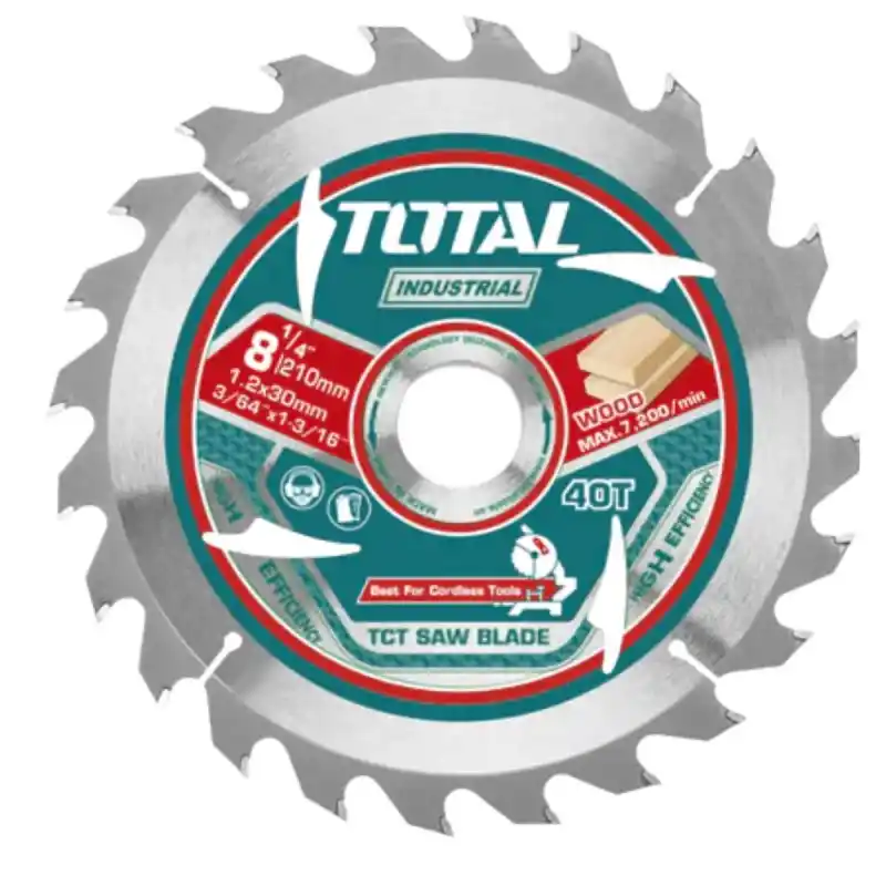 Total TAC2332103 TCT Ahşap Daire Testere Bıçağı 210mm