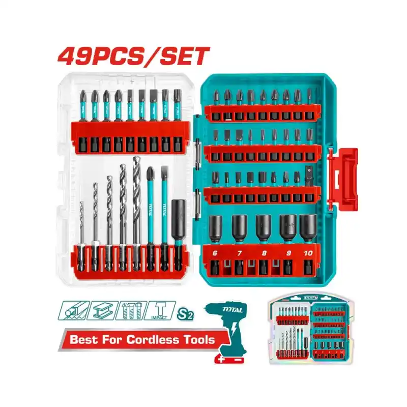 Total TACSDL24906 49 Parça Darbeli Bist Uç Seti
