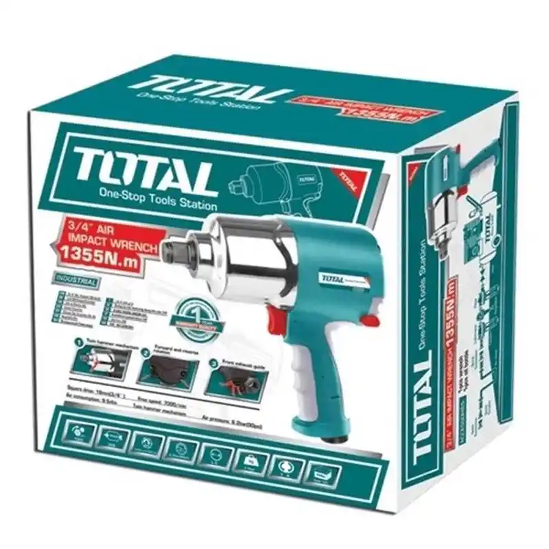 Total TAT40341 ¾ Havalı Darbeli Somun Sıkma 1355nm