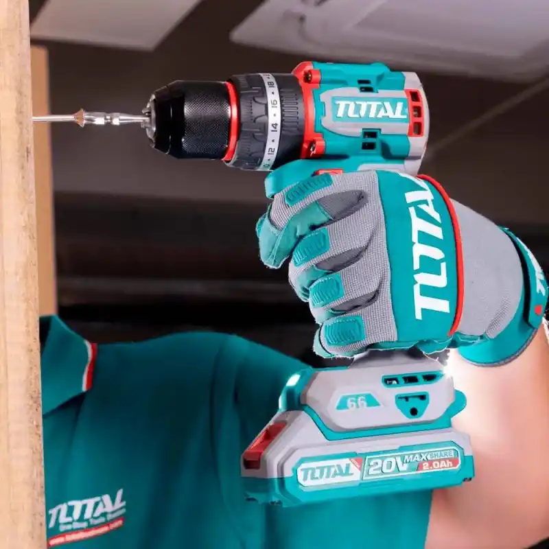 Total TCKLI20256E Akülü Darbeli Matkap ve Taşlama Seti 2x4.0Ah