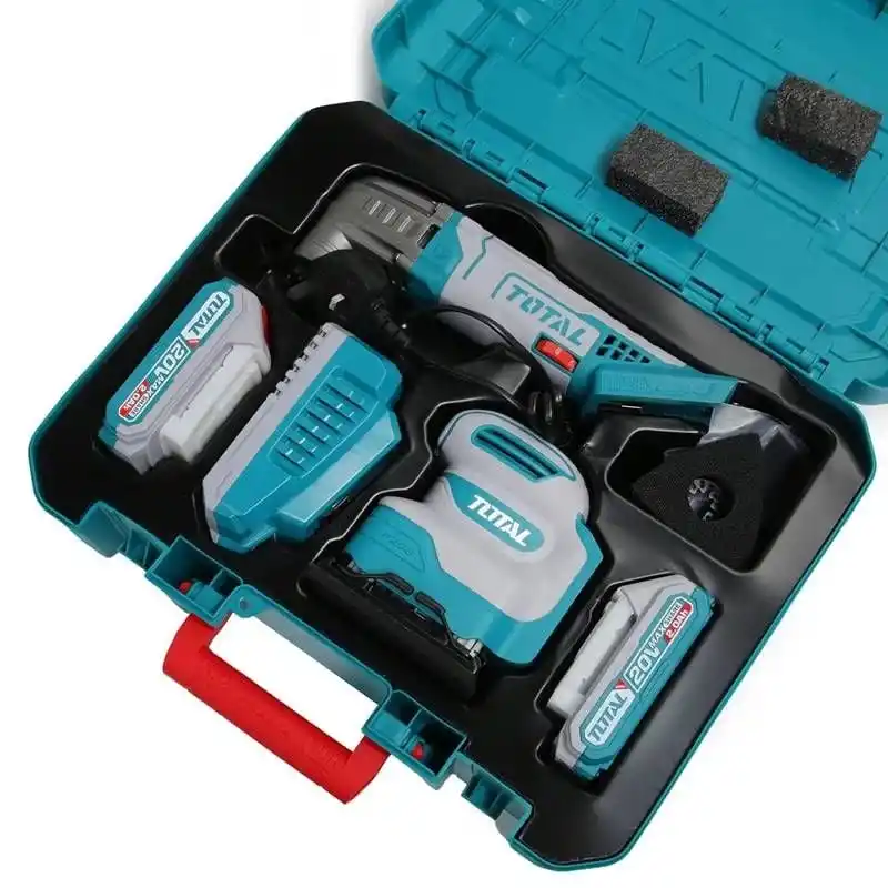 Total TCKLI20276E Akülü Çok Amaçlı Kesici Titreşimli Avuç Zımpara Alet Seti
