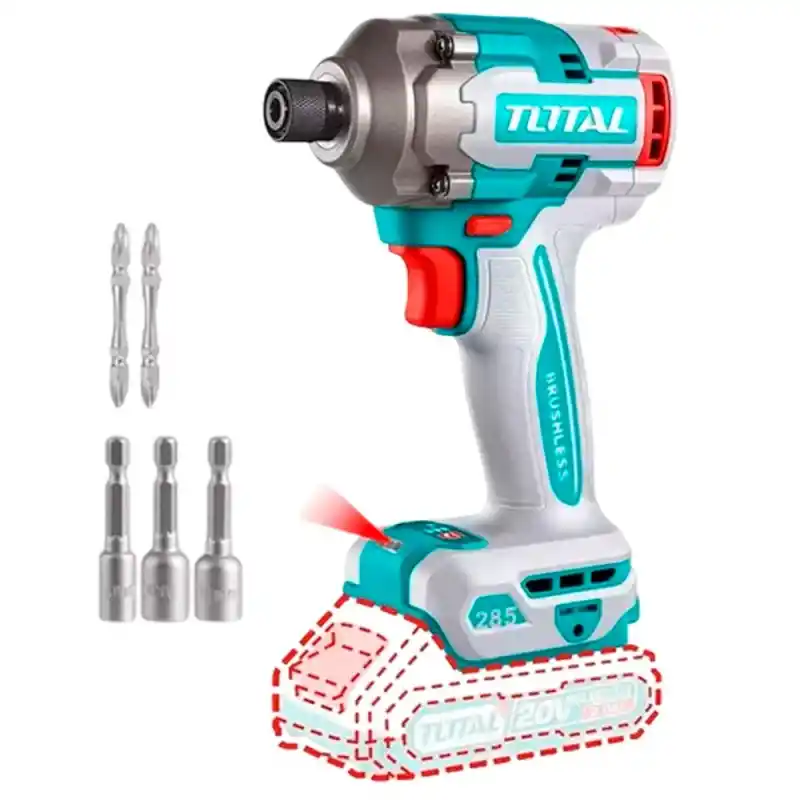 Total TCKLI20277E Akülü Darbeli Matkap+Darbeli Vidalama Seti