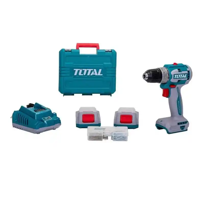 Total TDLI20453E Kömürsüz Akülü Matkap Vidalama 20V 2Ah 52Nm