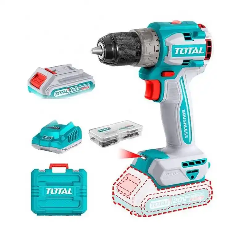 Total TDLI20602E Çift Akülü Darbeli Matkap