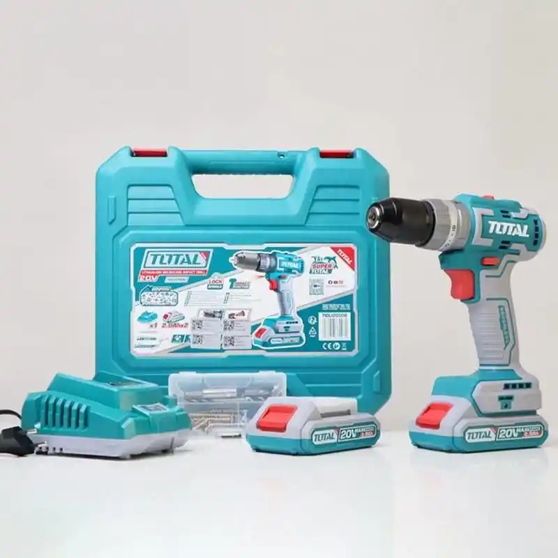 Total TDLI20602E Çift Akülü Darbeli Matkap