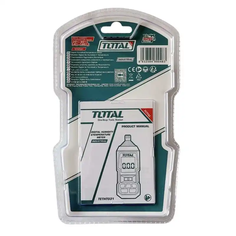 Total TETHT031 Dijital Nem ve Sıcaklık Ölçer