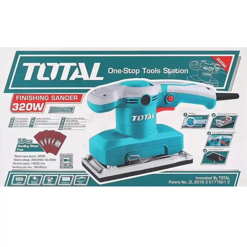 Total TF1301836 Titreşimli Zımpara