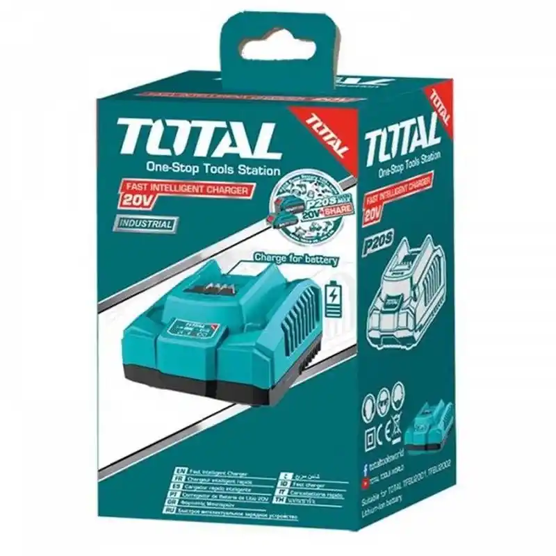 Total TFCLI20411E Lityum Piller için Hızlı Akıllı Akü Pil Şarj Cihazı