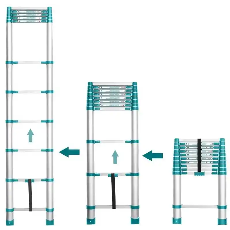 Total THLAD08081 Teleskopik Merdiven 260 cm