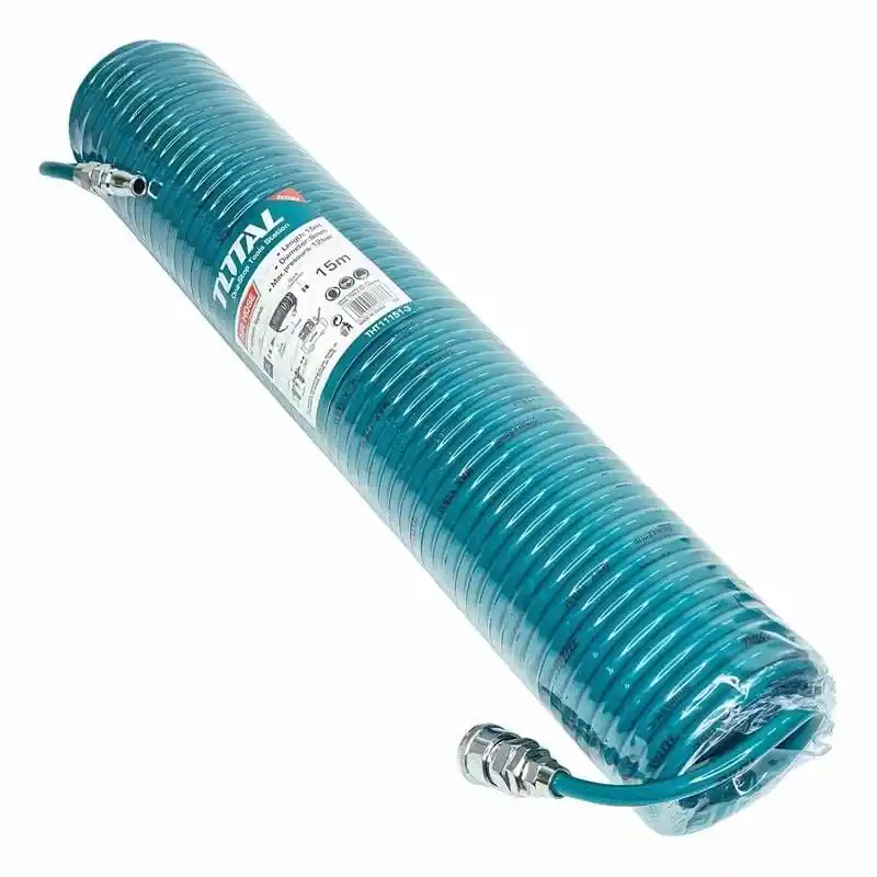 Total THT11151 Pnömatik Spiral 8mm Hava Hortum 15mt