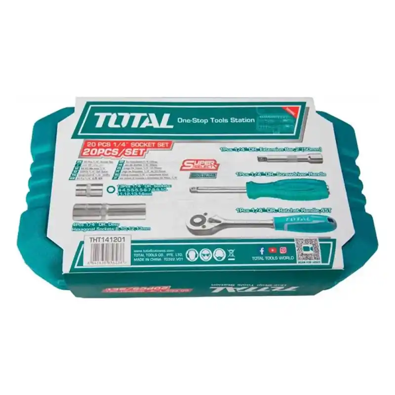 Total THT141201 1/4 Lokma Seti 20 Parça