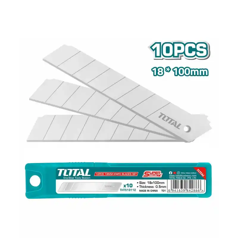 Total THT519112 Büyük Maket Bıçağı Ucu 10lu