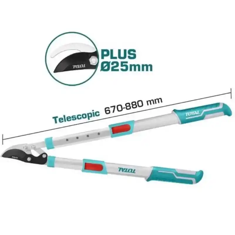 Total THTS1527406 670-880mm Teleskopik Budama Makası