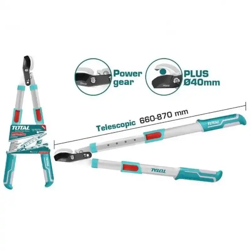 Total THTS1527416 Teleskopik Dal Budama Makası