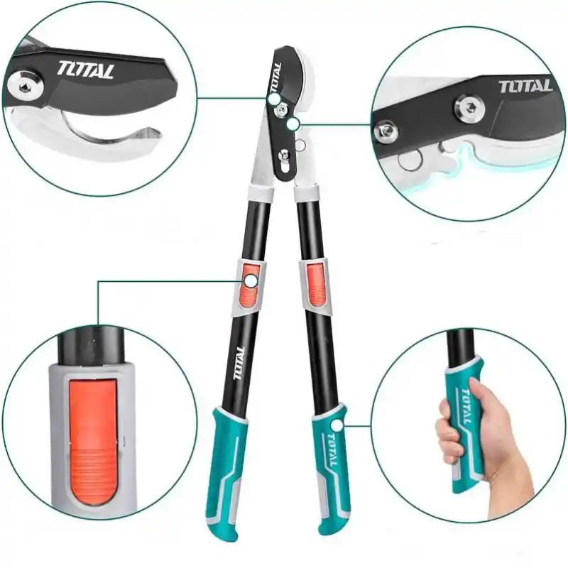 Total THTS1527416 Teleskopik Dal Budama Makası