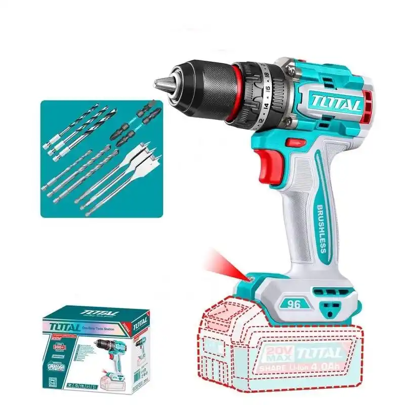 Total TIDLI209681 Solo Akülü Kömürsüz Darbeli Matkap