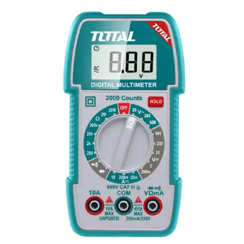 Total TMT5360011 600V 2000 Sayımlı Manuel Aralıklı Dijital Multimetre
