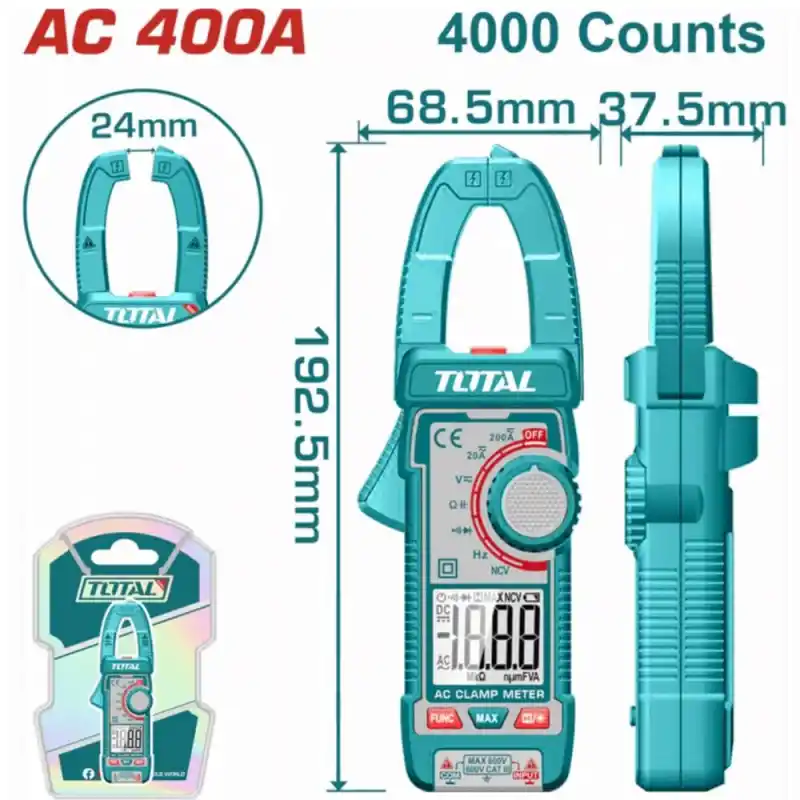 Total TMT762001 Dijital AC Pensampermetre