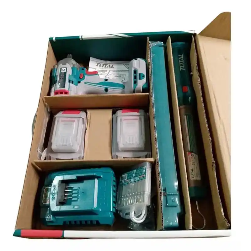 Total TOSLI23048E Akülü Darbeli Somun Sökme Sıkma Anahtar Kombo Set