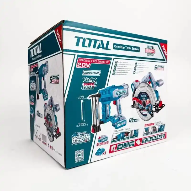 Total TOSLI240866E Akülü Daire Testere Çivi Tabancası Seti