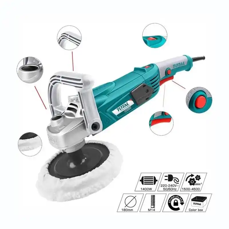 Total TP1141806 Devir Ayarlı Polisaj Makinesi 180mm