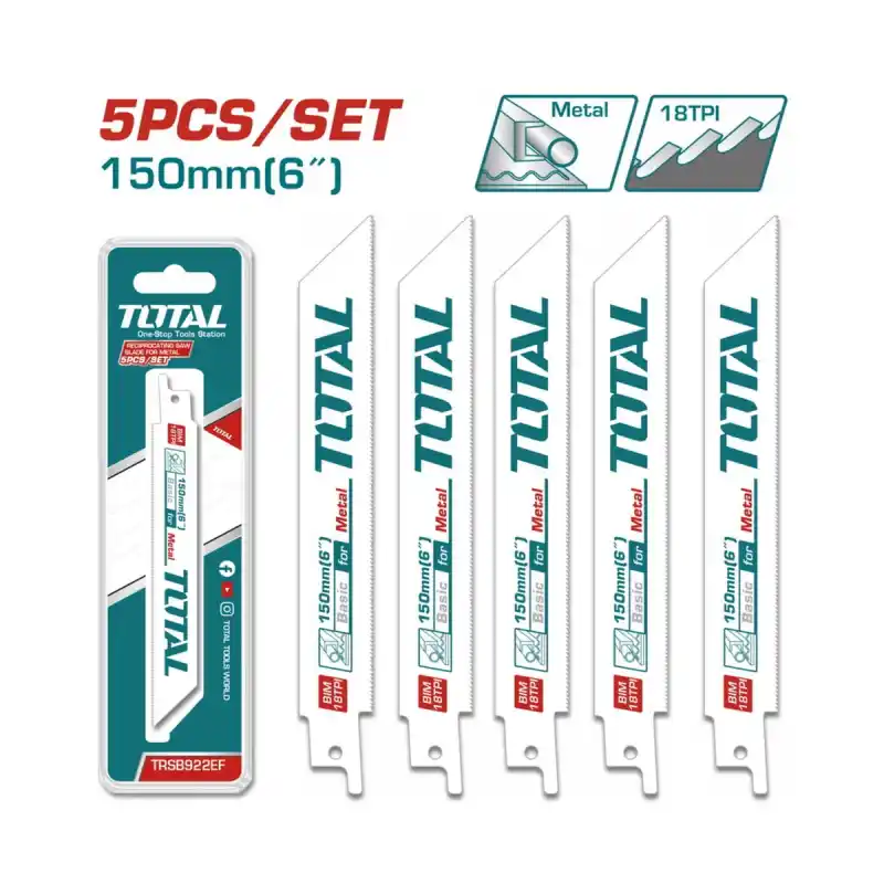 Total TRSB922EF Tilki Kuyruğu Testere Metal Kesme Bıçağı