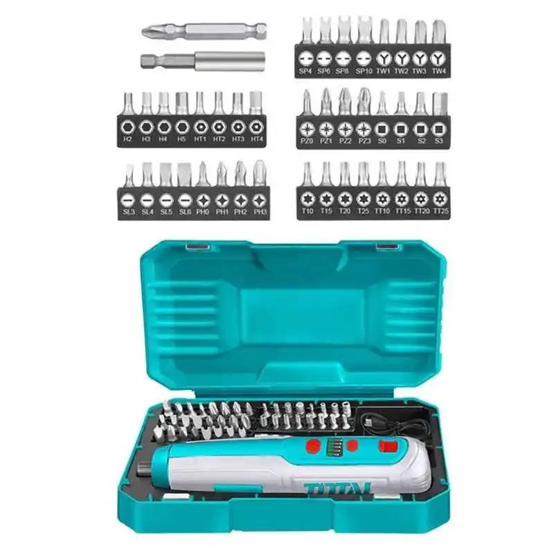 Total TSDLI0403 Akülü Vidalama Tornavida Seti