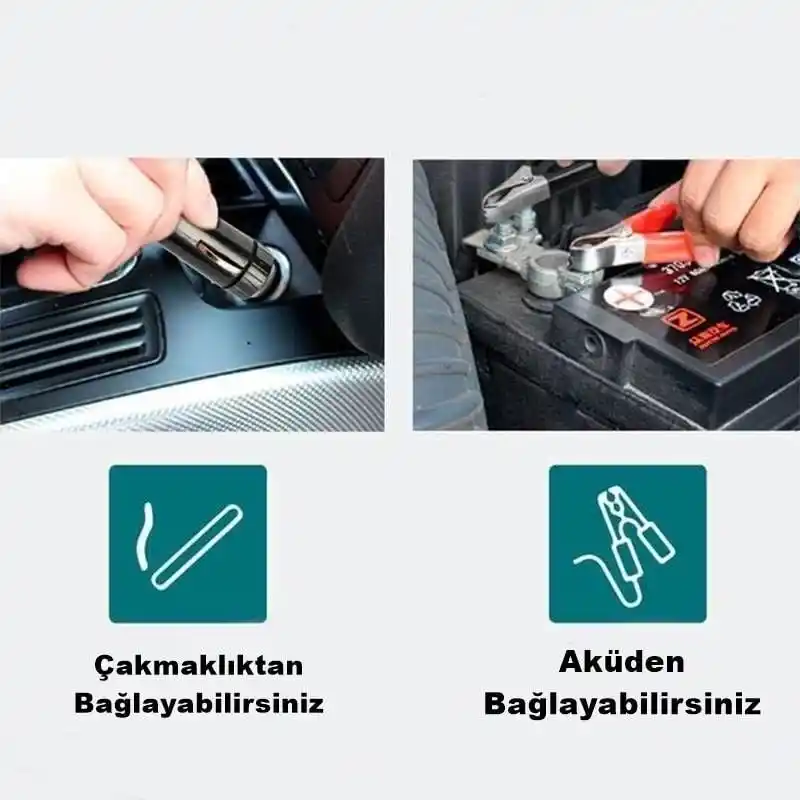 Total TTAC14061 12V Mini Araç Hava Kompresörü