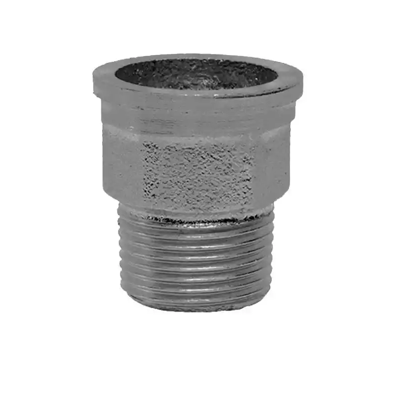 Trakya Döküm 1 1/2x1 Siyah Dış İç Dişli Manşon