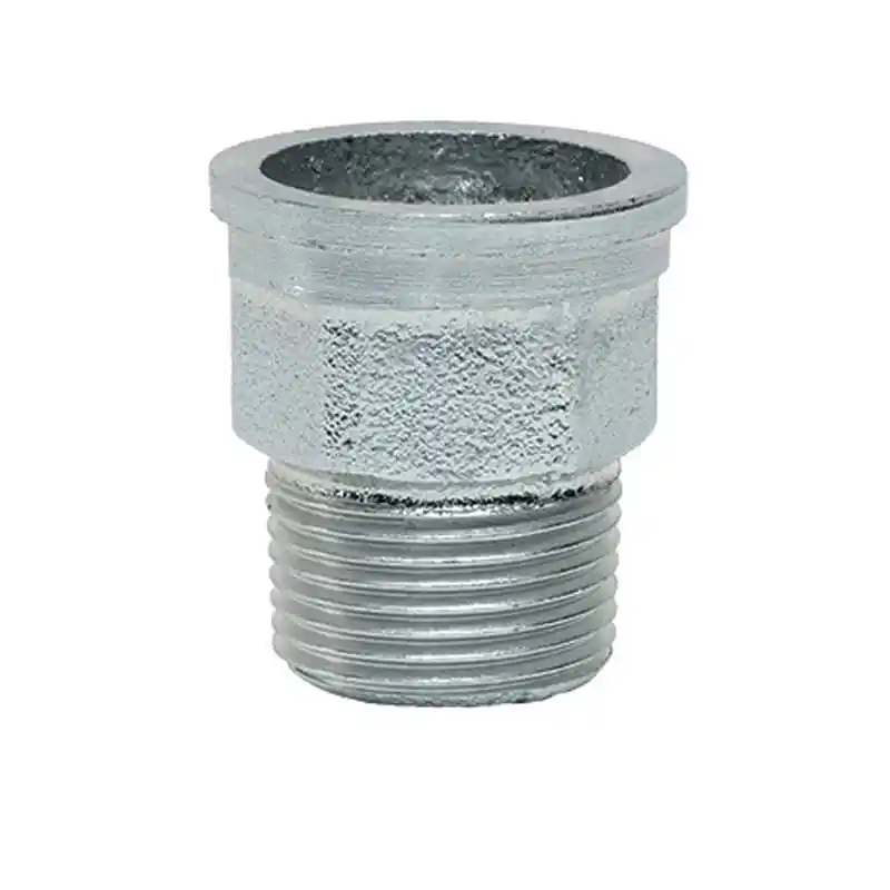 Trakya Döküm 1 1/4x1 Galvaniz Dış İç Dişli Manşon