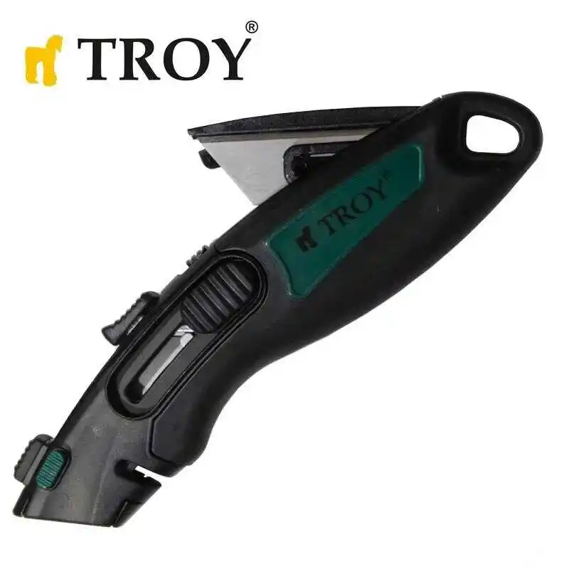 Troy 21608 Profesyonel Trapez Maket Bıçağı, 2 Yedek Bıçaklı