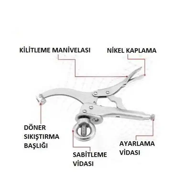 Troy 21801 Matkap Tezgahı Mengenesi 23cm