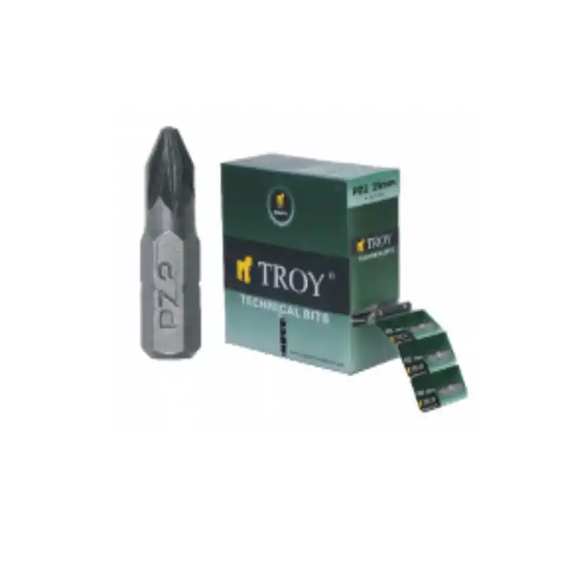 Troy 22254 Bits Uç Seti (PZ2X25mm, 100Adet)