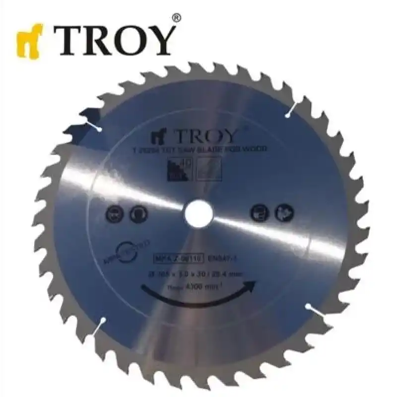 Troy 25254 Ahşap Dairesel Testere Bıçağı Ø305mm x 40T