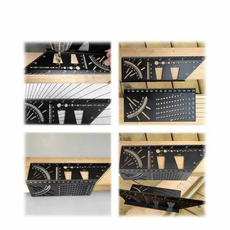 Troy 25901 Alüminyum Kırlangıç Geçme İşaretleme Gönyesi 215mm