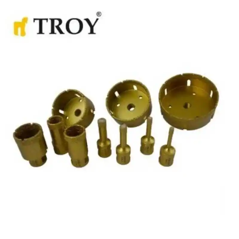 Troy 27450-105 Avuç Taşlamalar için Seramik Kuru Elmas Delici 105mm