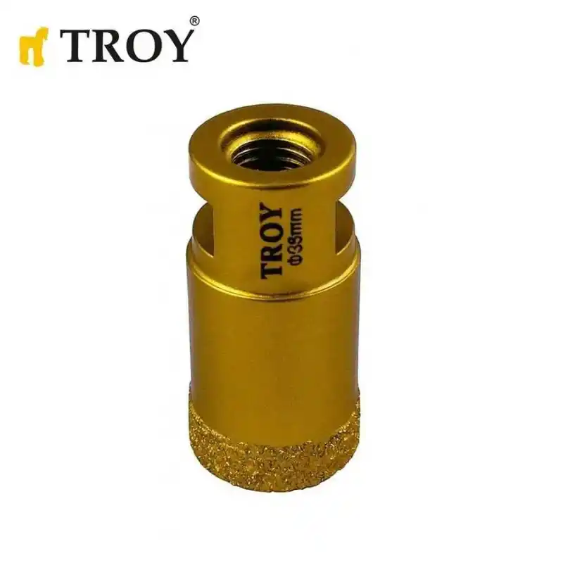 Troy 27450-35 Avuç Taşlamalar için Seramik Kuru Elmas Delici 35mm