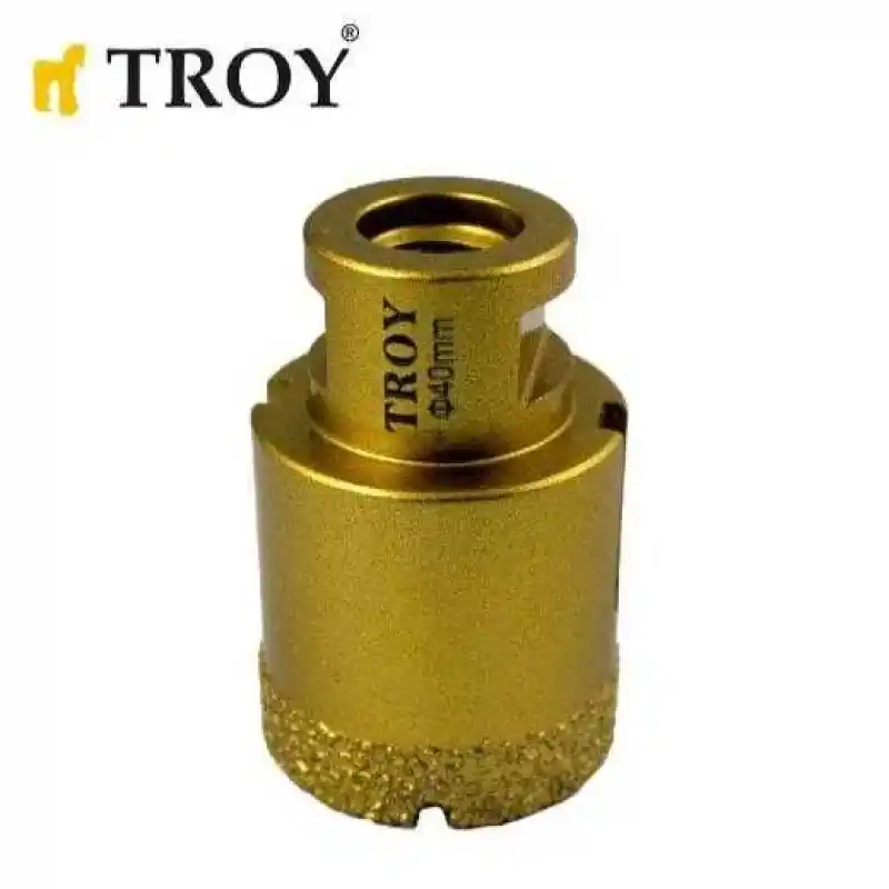 Troy 27450-40 Avuç Taşlamalar için Seramik Kuru Elmas Delici 40mm