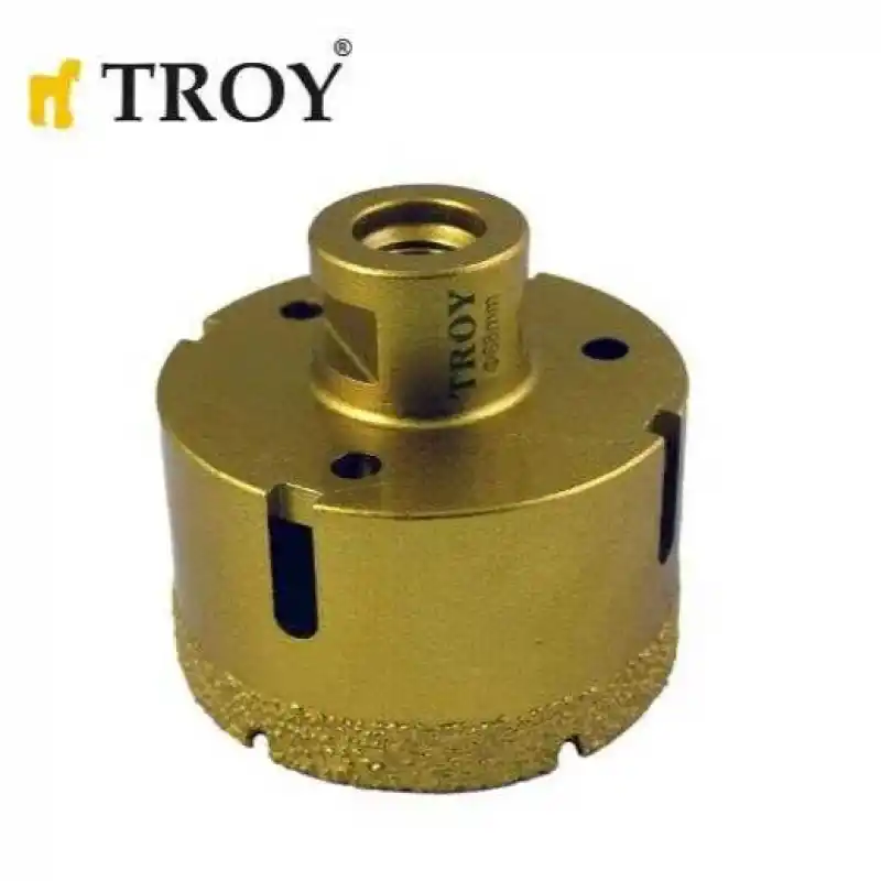Troy 27450-68 Avuç Taşlamalar için Seramik Kuru Elmas Delici 68mm
