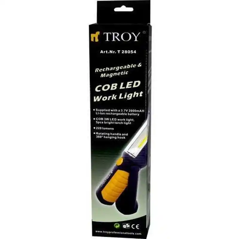 Troy 28054 Şarjlı COB LED Çalışma Lambası