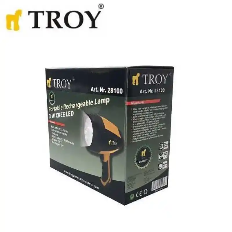 Troy 28100 Şarjlı CREE LED El Feneri