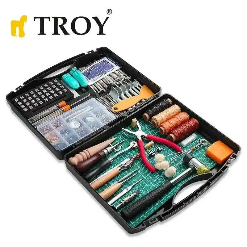 Troy 90018 Deri İşleme Alet Seti 273 Parça