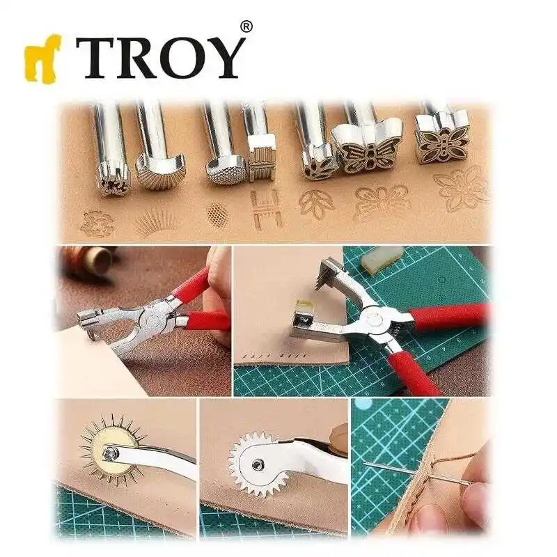 Troy 90018 Deri İşleme Alet Seti 273 Parça