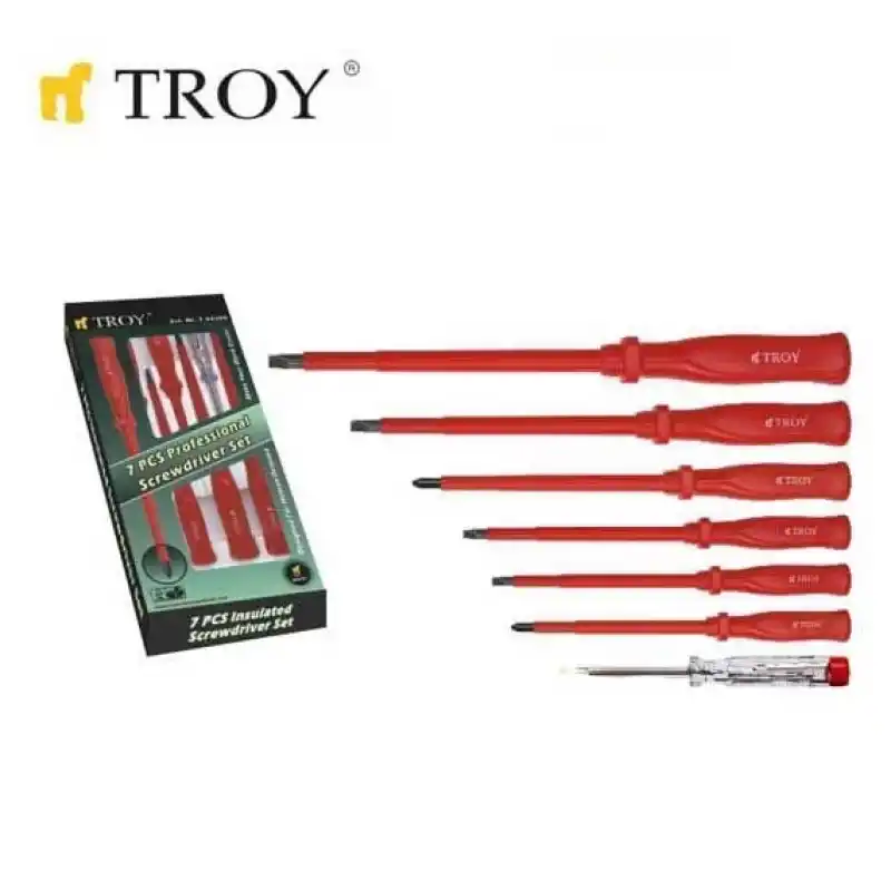 Troy T 22300 İzoleli Tornavida Seti
