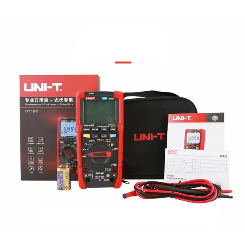 Uni-T UT196 1700V DC True RMS Profesyonel Solar Multimetre
