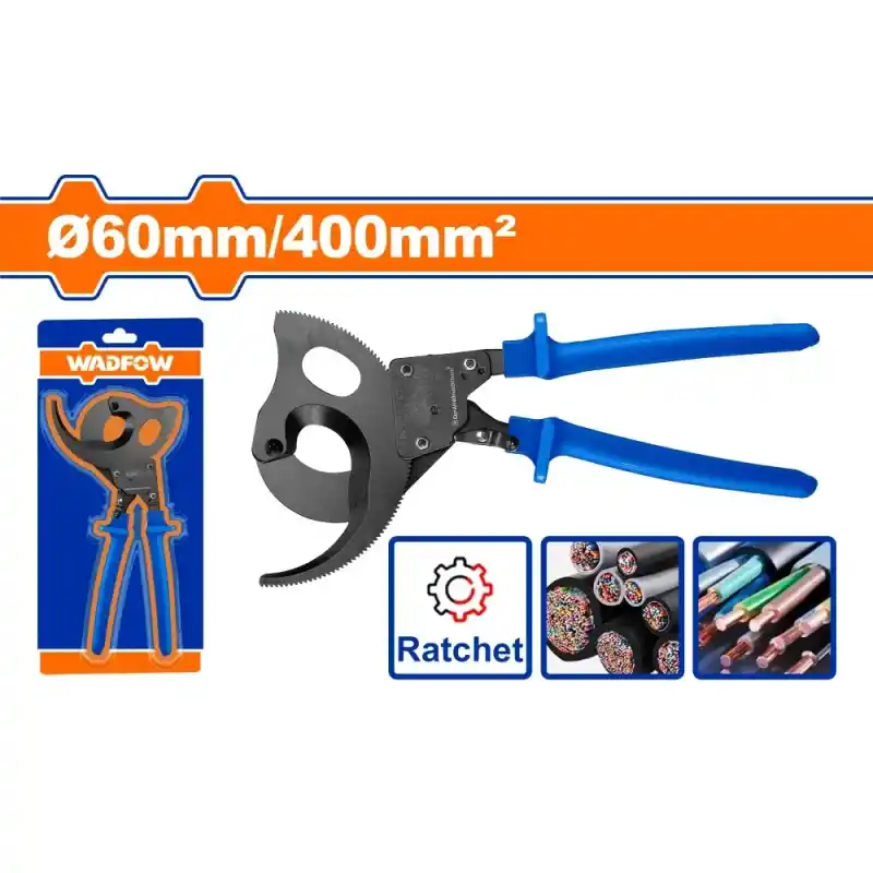 Wadfow WCT1460 Cırcırlı Kablo Kesme Makası Φ60mm/400mm²