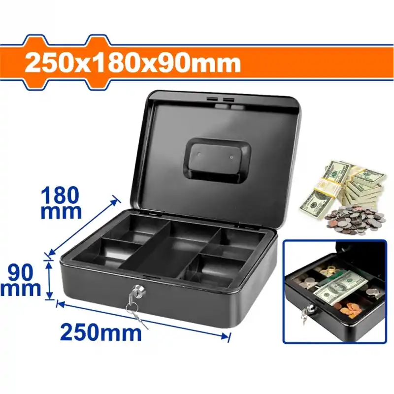 Wadfow WQQX2H04 Metal Para Kutusu 250 mm