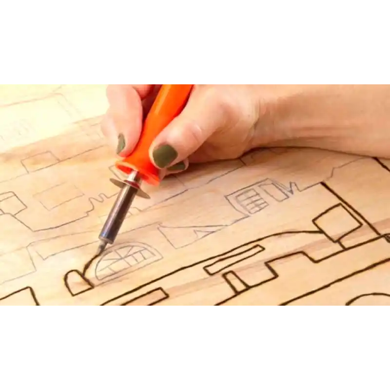 WELLER WHK 30 EU Ahşap Yakma ve Hobi Seti, 15 Parça