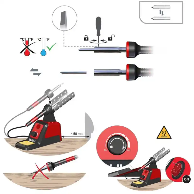 Weller WLSK8023C Değişken Güç Ayarlı Lehim İstasyonu