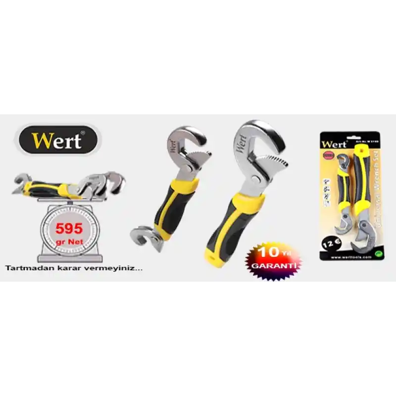 Wert 2190 Universal Anahtar Seti (9-32mm)